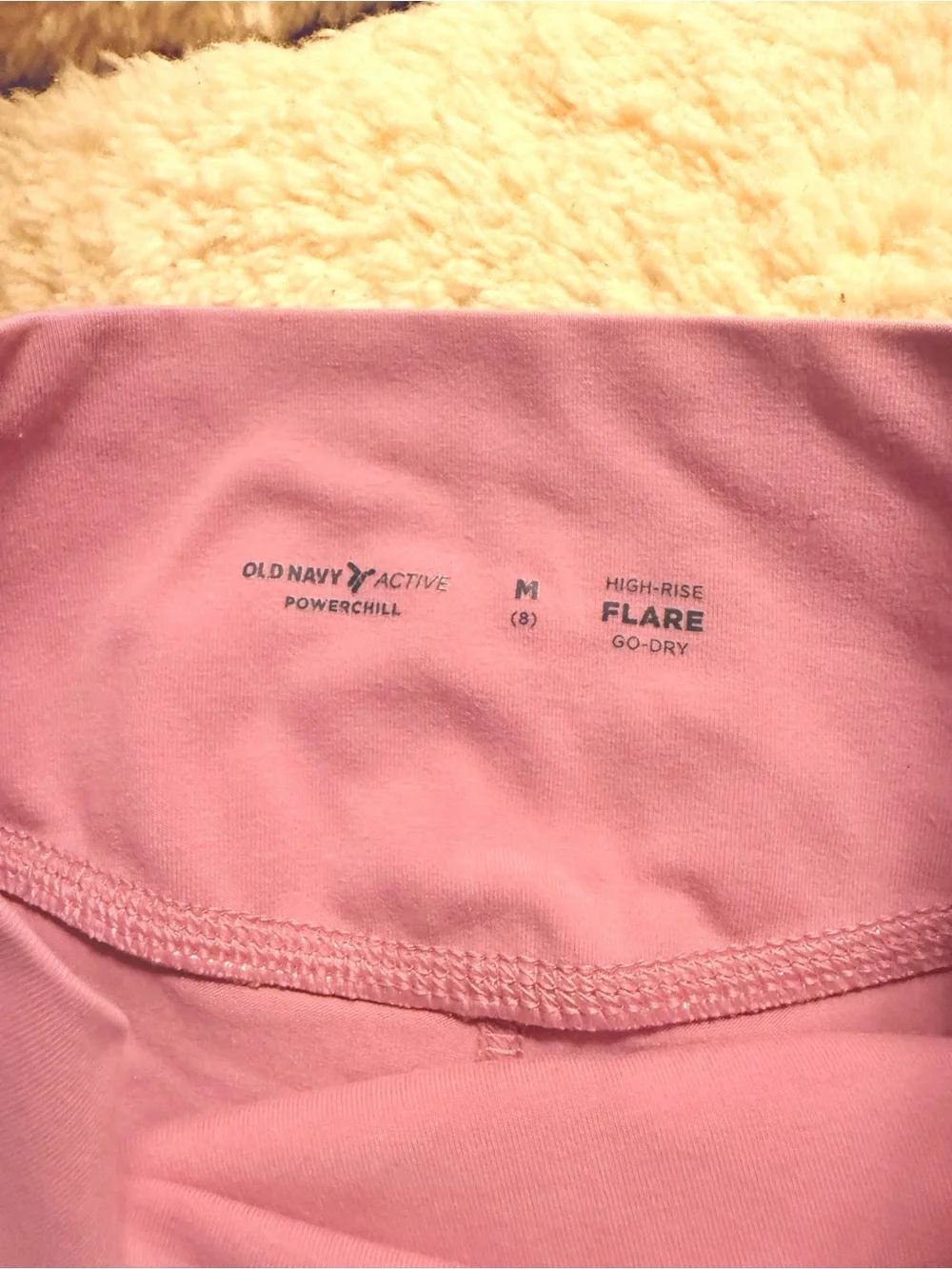 Old Navy Pink Flare Leggings